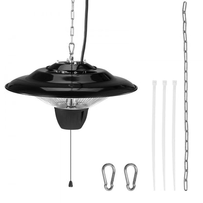 PHE-1500B - 1500W Infrared Hanging Heater, Adjustable & Weather-Resistant