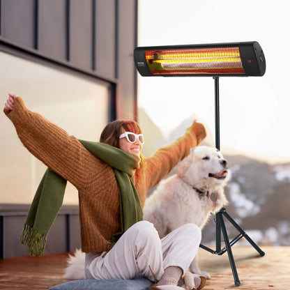 T13-GR15VDL - 1500W Infrared Heater, 34.25in Rapid Heating Technology