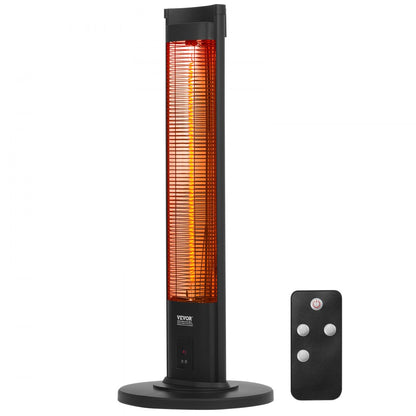 T16-GR15D - 1500W Infrared Heater, 40in, Rapid 3s Heat with Remote Control
