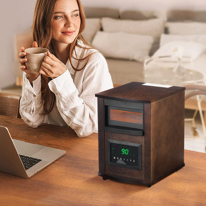 HT1159N - 1500W Quartz Infrared Heater for Instant Heat