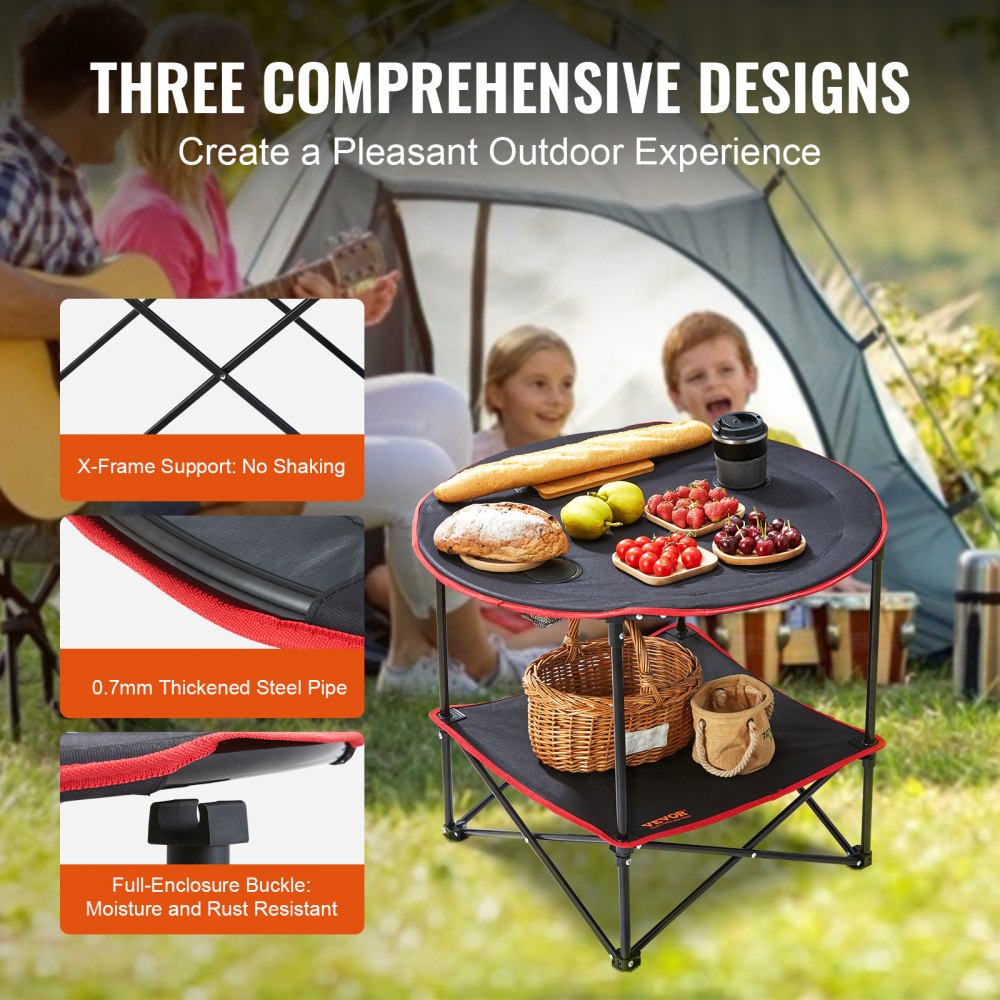 AP-SS-005 - VEVOR Lightweight Folding Table for Camping & Picnics