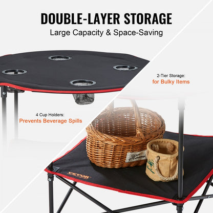 AP-SS-005 - VEVOR Lightweight Folding Table for Camping & Picnics