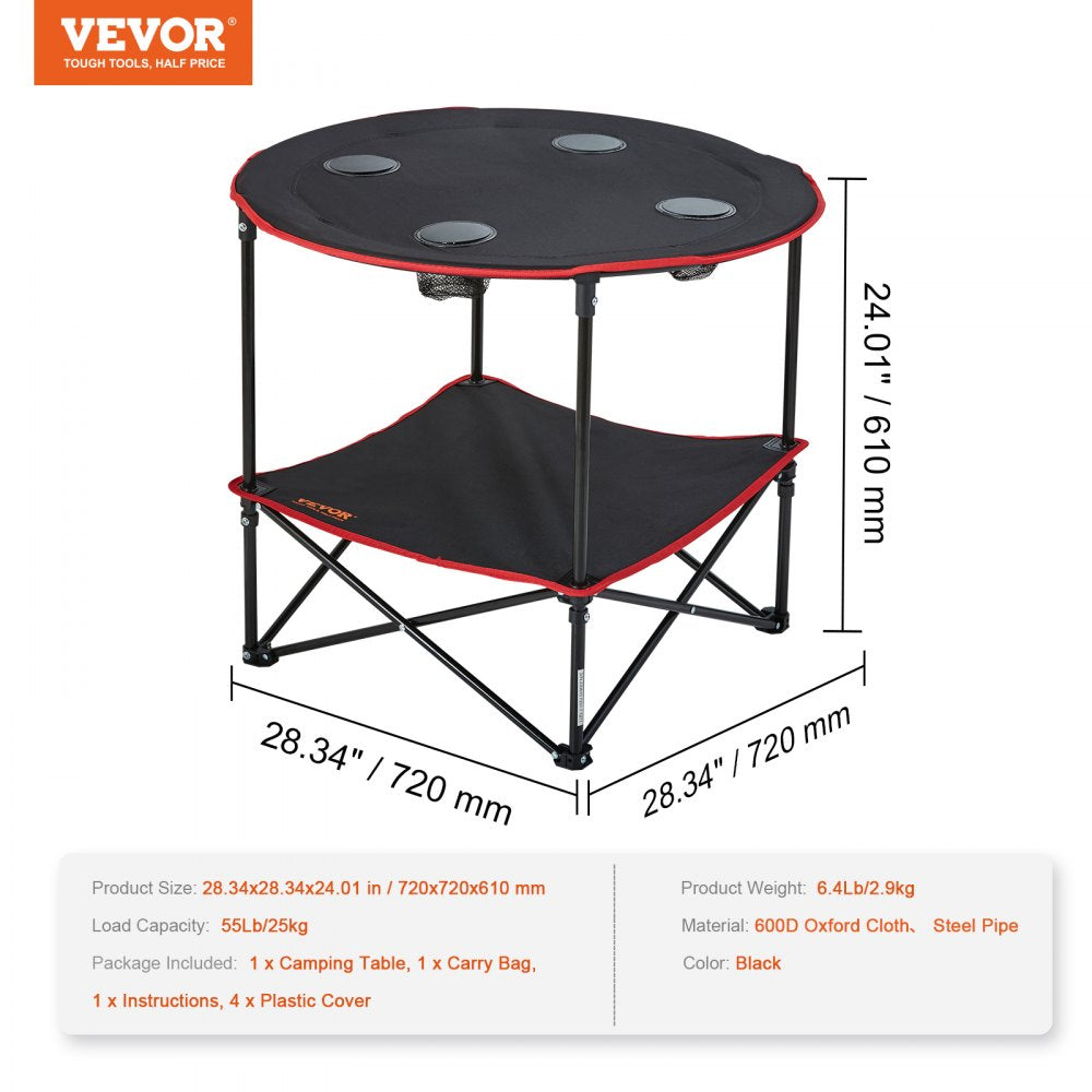 AP-SS-005 - VEVOR Lightweight Folding Table for Camping & Picnics