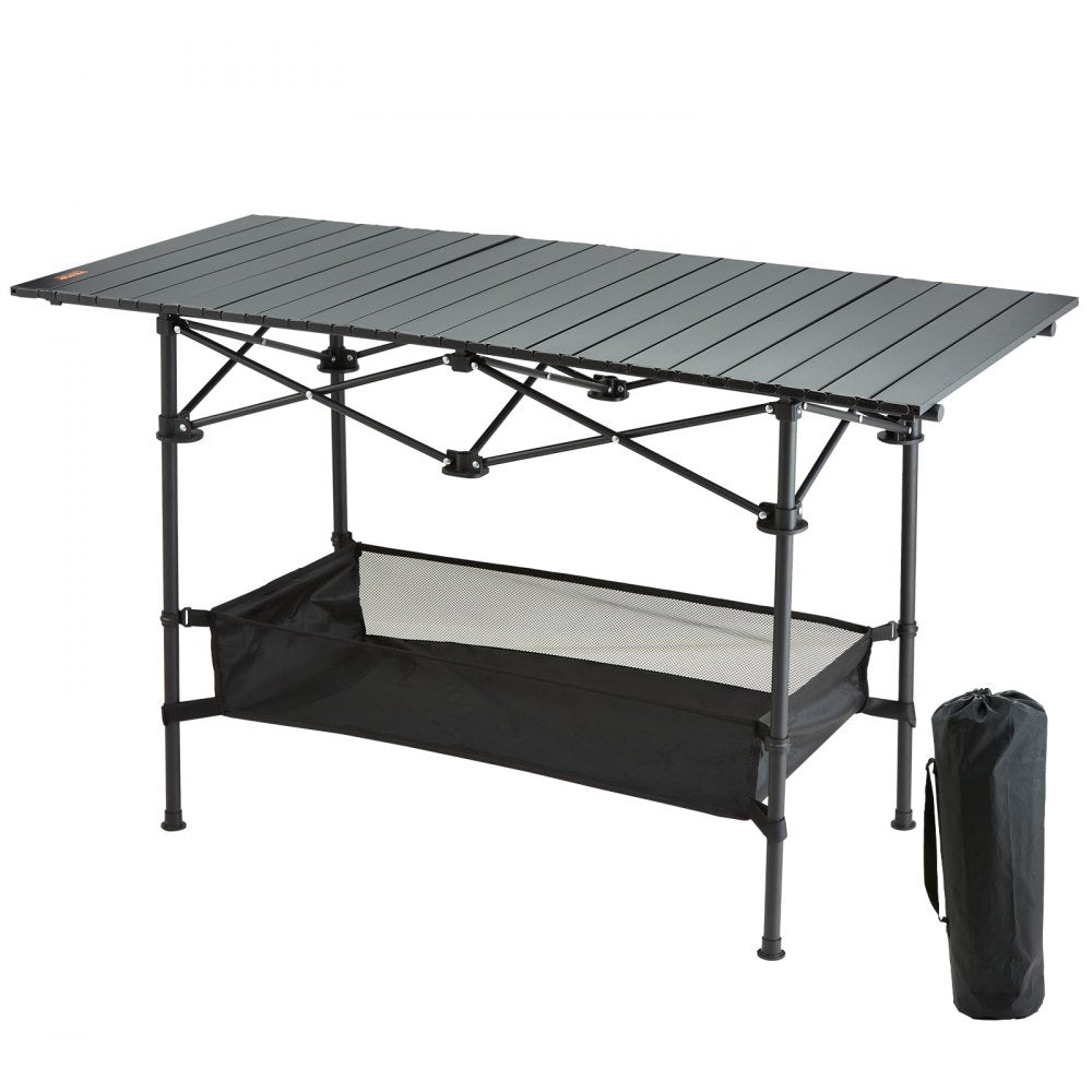 AP-SS-002 - Lightweight 24x16" Aluminum Folding Camping Table with Storage Bag