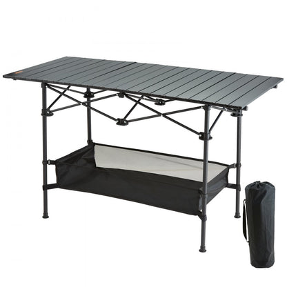 AP-SS-002 - Lightweight 24x16" Aluminum Folding Camping Table with Storage Bag