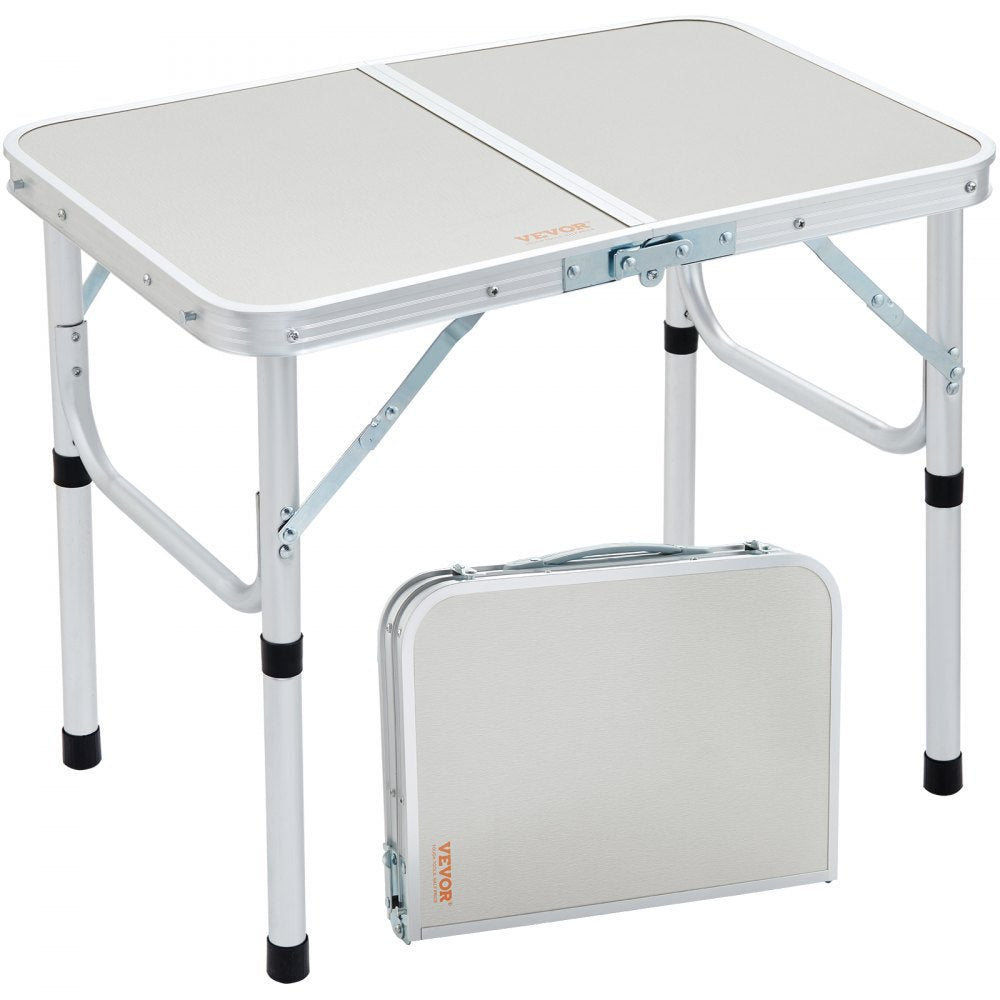 AP-SS-001 - Adjustable Height Aluminum Camping Table for Outdoor Use
