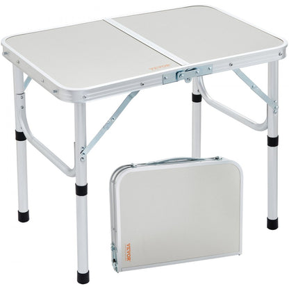 AP-SS-001 - Adjustable Height Aluminum Camping Table for Outdoor Use