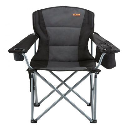 ZM2006XL - Heavy Duty 350 lbs Portable Folding Chair with Side Pockets