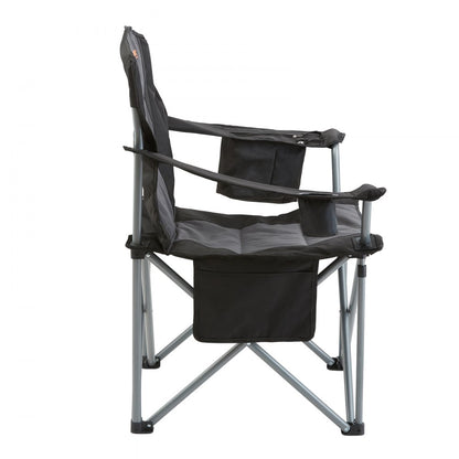 ZM2006XL - Heavy Duty 350 lbs Portable Folding Chair with Side Pockets
