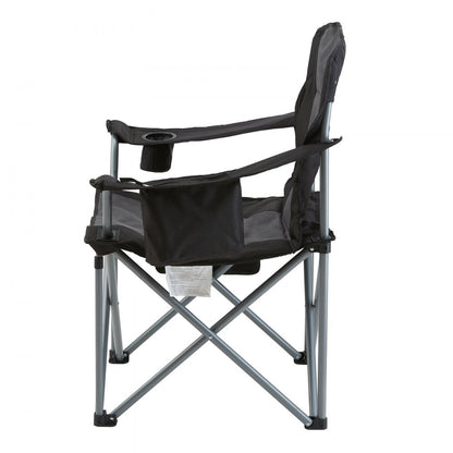 ZM2006XL - Heavy Duty 350 lbs Portable Folding Chair with Side Pockets
