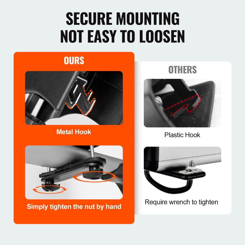 95TA-CH - VEVOR Universal Ski Roof Rack for 6 Pairs of Skis