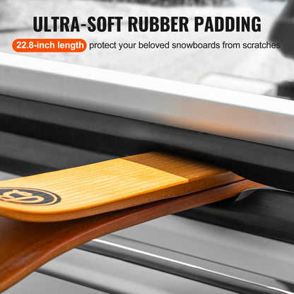 95TA-CH - VEVOR Universal Ski Roof Rack for 6 Pairs of Skis