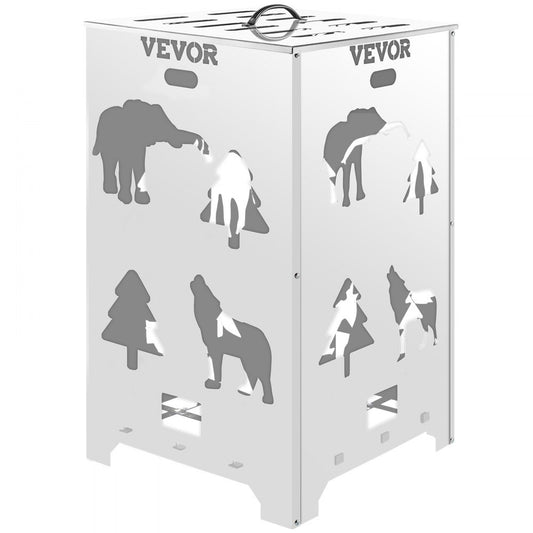 VV-FC2414SS - 14"x14"x24" Stainless Steel Burn Cage with Lid & Handles