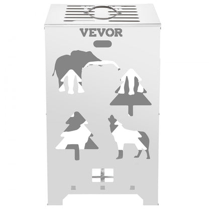 VV-FC2414SS - 14"x14"x24" Stainless Steel Burn Cage with Lid & Handles