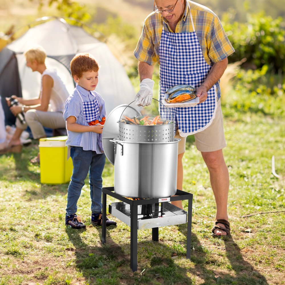 JK-60ALKIT-US - 60Qt Seafood Boiling Kit with 100,000 BTU Burner