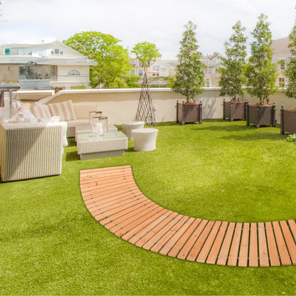 PW-C07 - Non-Slip Cedar Garden Pathway for Outdoor Stability