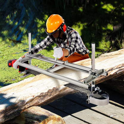 010851632926 - VEVOR Portable Chainsaw Mill with Adjustable 14"-36" Cutting Thickness