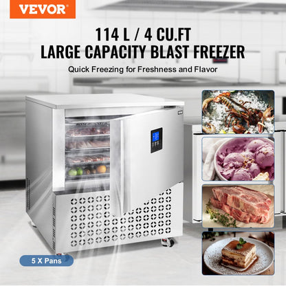 DF-E5B - Rapid Freeze Blast Freezer with 5 Stainless Steel Trays