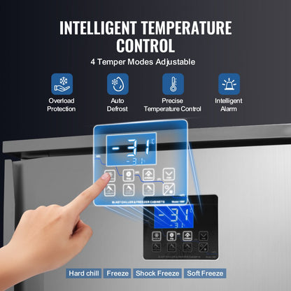 DF-E5B - Rapid Freeze Blast Freezer with 5 Stainless Steel Trays