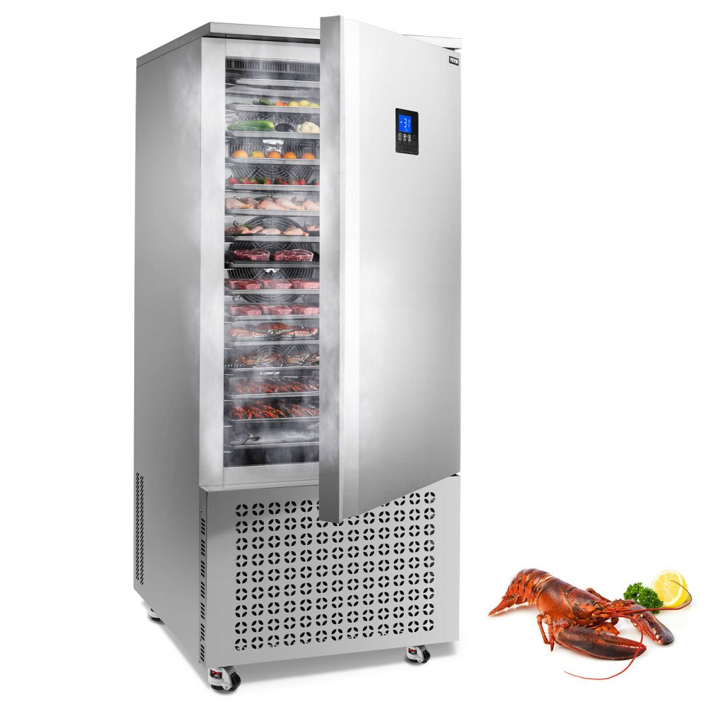 BL-E15B - 15 Tray Commercial Blast Freezer for Seafood & Gelato