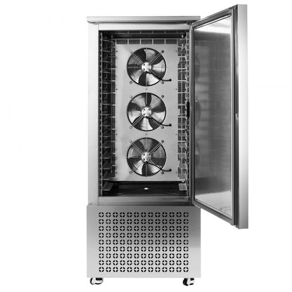 BL-E15B - 15 Tray Commercial Blast Freezer for Seafood & Gelato