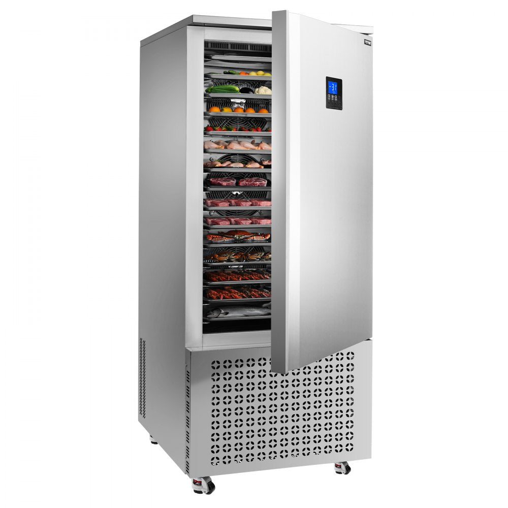 BL-E15B - 15 Tray Commercial Blast Freezer for Seafood & Gelato