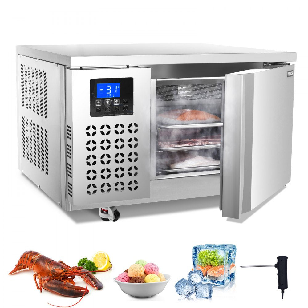 DF-E3B - 80L Commercial Blast Freezer with 3 Trays & Quick Freezing