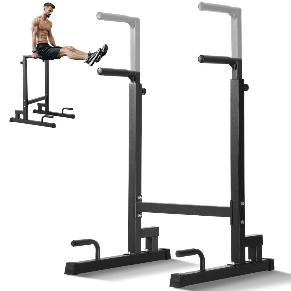 VB006 - Adjustable 24" Steel Dip Bar with Ergonomic Foam Handles