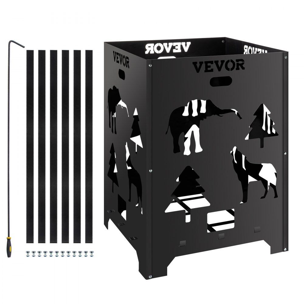 VV-FC2127S - Durable Carbon Steel Burn Cage with Smoke Control Design