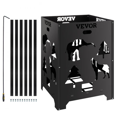 VV-FC2127S - Durable Carbon Steel Burn Cage with Smoke Control Design