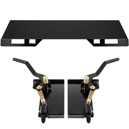 1/4" Thick Mounting Plate - Durable 45" Skid Steer Quick Attachment Plate