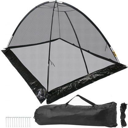 010962512815 - 7x9 FT UV-Resistant Pond Dome with Convenient Zippers