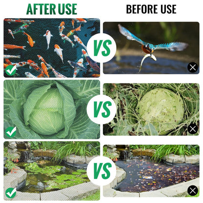 010974448928 - 8x10 ft Pond Cover Dome with Mesh & Zippers