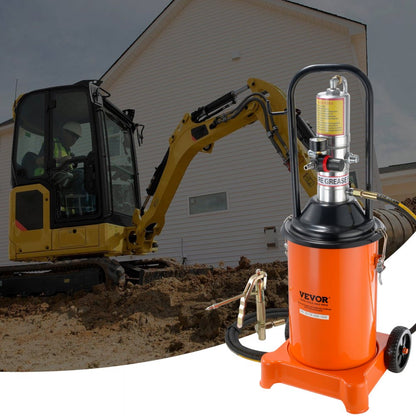 FF-08B-12L - 3 Gal VEVOR Grease Pump with 13 ft Hose, 50:1 Ratio