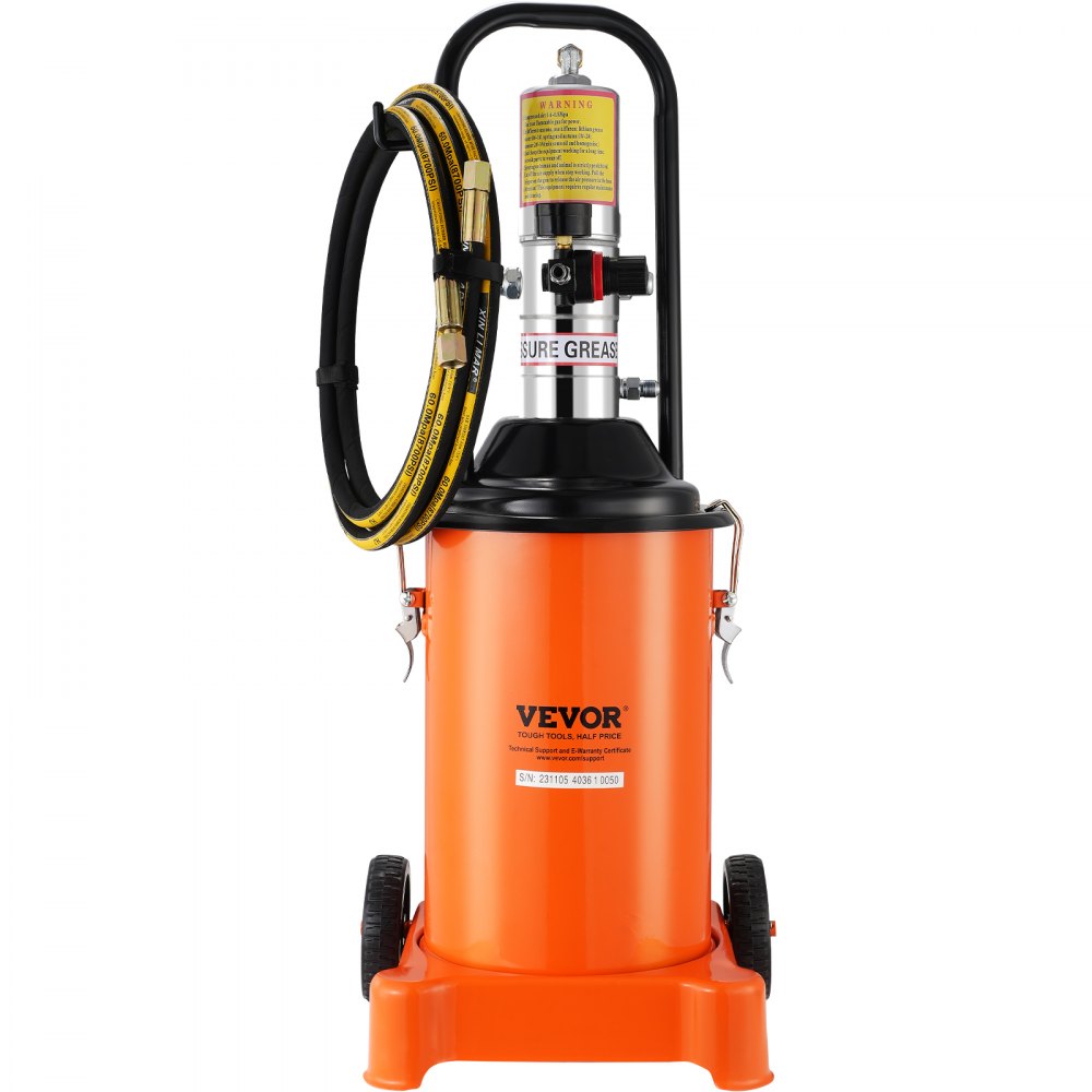 FF-08B-12L - 3 Gal VEVOR Grease Pump with 13 ft Hose, 50:1 Ratio