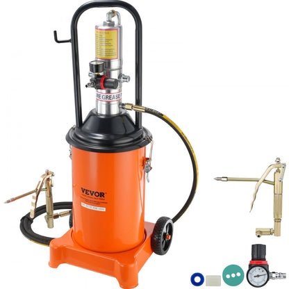 FF-08B-12L - 3 Gal VEVOR Grease Pump with 13 ft Hose, 50:1 Ratio