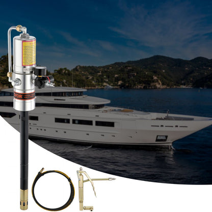 FF-23 - High Pressure Grease Pump, 50:1 Ratio, Compact 4.9x4.5x26.8"