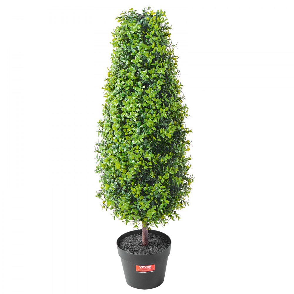 SM-TS-90 - 3' UV-Resistant Artificial Boxwood Topiary Tree for Indoor/Outdoor Use