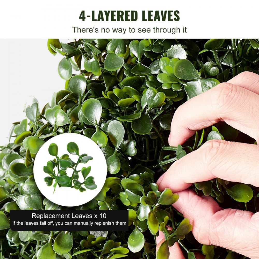 SM-LS-150 - 5' UV-Resistant Artificial Boxwood Tree for Indoor/Outdoor Use