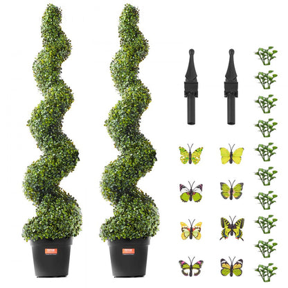 SM-LS-150 - 5' UV-Resistant Artificial Boxwood Tree for Indoor/Outdoor Use