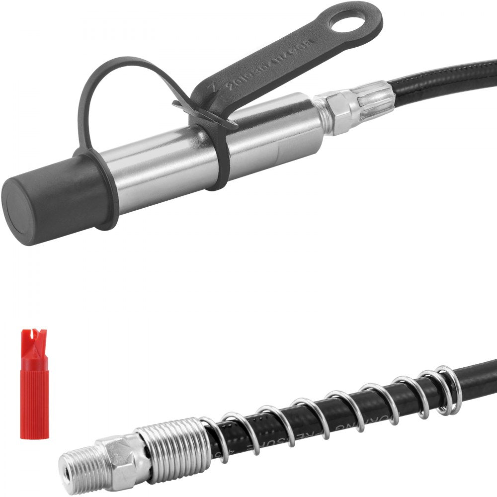 TH-46-7 VEVOR 10,000 PSI Grease Gun Coupler with Quick-Release Lock