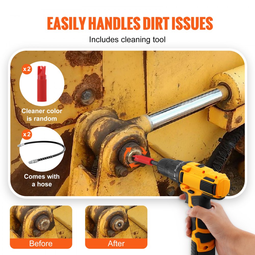 TH-46-7C - Universal High-Pressure Grease Coupler for 1/8" NPT