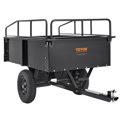 BTC002C - 750 lb Capacity Steel Dump Cart for Easy Yard Hauling