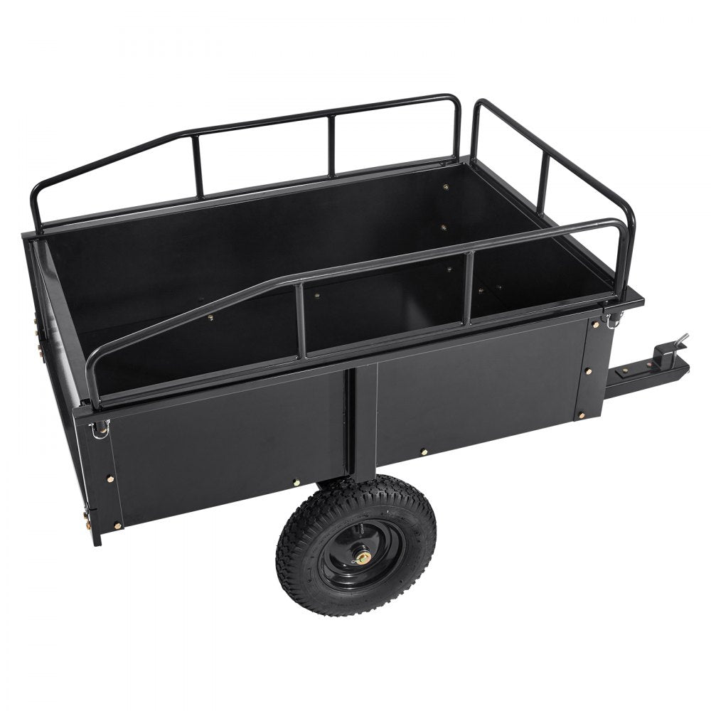 BTC002C - 750 lb Capacity Steel Dump Cart for Easy Yard Hauling