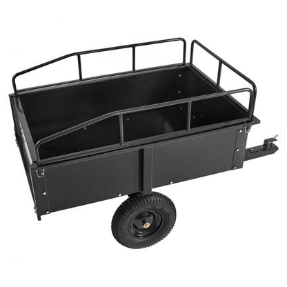BTC002C - 750 lb Capacity Steel Dump Cart for Easy Yard Hauling