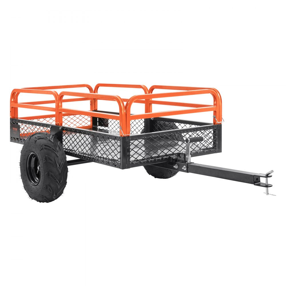 TC4268 - 1500lb VEVOR Heavy Duty Garden Trailer for ATV and Mower