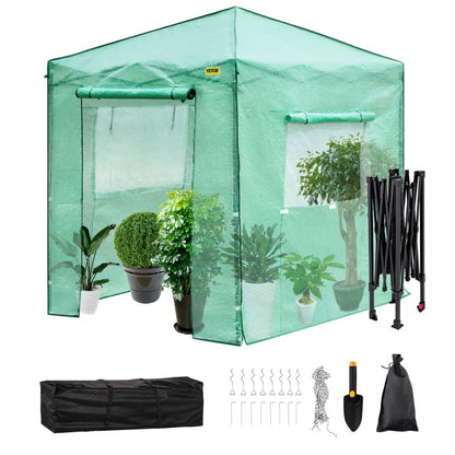 VV-PWG-P0806 - 8' x 6' Portable Greenhouse with Ventilation and Storage Bag
