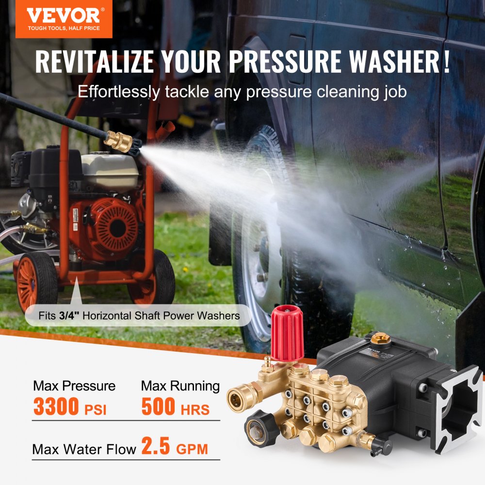QXB-4 Powerful Triplex Plunger Pressure Washer Pump for Efficient Cleaning