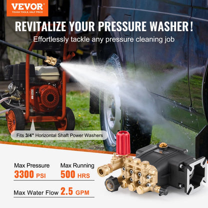 QXB-4 Powerful Triplex Plunger Pressure Washer Pump for Efficient Cleaning