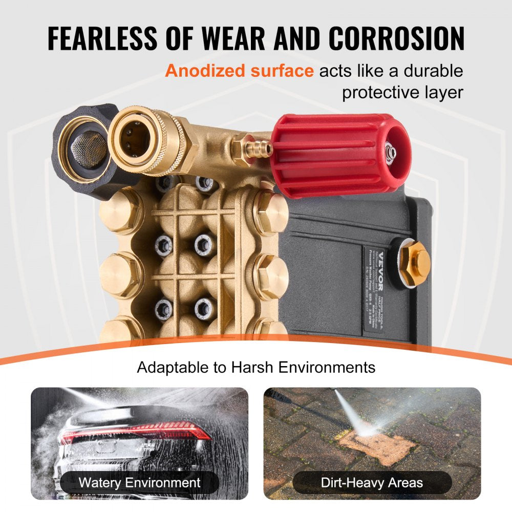 QXB-4 Powerful Triplex Plunger Pressure Washer Pump for Efficient Cleaning